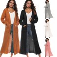thumbnail image 5 of Women‘s Lightweight Long Sleeve Cardigan Sweaters Irregular Split Open Front Thin Knit Sweater with Pockets, 5 of 5