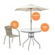 thumbnail image 1 of Naterial Set de Comedor para Exterior: Mesa + 4 Sillas + Sombrilla para Jardín Tipo Ratán, Modelo Elías, 1 of 5