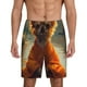 thumbnail image 1 of Fotbe Maple Leaf Meditating Chihuahua Pantalones Cortos de Pijama para Hombre, Ropa de Dormir, Pantalones de Pijama Cortos para Hombre-4X-Large, 1 of 6