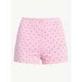 thumbnail image 5 of No Boundaries Sleep Pointelle Knit Shorts, Women’s XXS-3X, 5 of 6