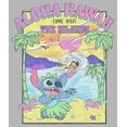 thumbnail image 2 of Men's Lilo & Stitch Aloha Hawaii Come Visit the Islands Long Sleeve Shirt Athletic Heather X Large, 2 of 4
