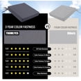 thumbnail image 6 of Tromlycs Outdoor Cushions for Patio Furniture Chair Cushions Set of 2 Seat 19x19 Inch Waterproof Outside Square with Ties Dark Grey, 6 of 6