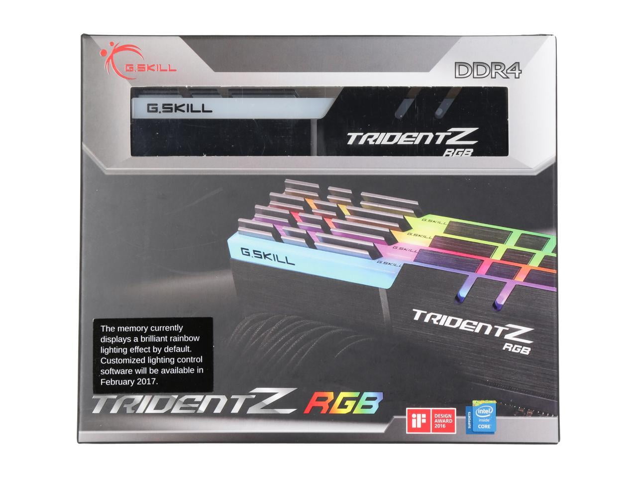 G。Skill 32 GB (4 x 8 GB) TridentZシリーズddr4 pc4 - 28800 3600 MHz Intel z170 /z270 /z370 /x299デスクトップメモリモデルf4 - 3600 C16q-32gt 並行輸入品 Trident Z RGB Series DDR4 RAM (XMP) 32GB (2x16GB) 3200MT⁄s
