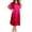 Hot Pink, variant on Women's Soft Nightgown Stretchy Loose Fit Sleepshirts Green One Size