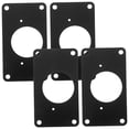thumbnail image 6 of HEMOTON Cabinet Door Hinge Repair Plate Made of Stainless Steel Black Color Easy to Use for Door 1 Set, 6 of 8