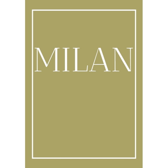 City: Milan: A colorful decorative book for coffee tables, end tables, bookshelves and interior design styling Stack city books to add decor to any room. Gold effect cover. Ideal for your own home or