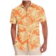 thumbnail image 1 of Mens Casual Manga Corta Botón Abajo Camisas Impresas Botón de Bolsillo Cuello Turndown Blusa Camisa para Verano Al Aire Libre Casual Diario, 1 of 7