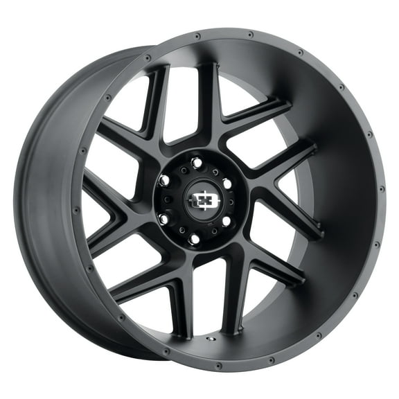 20x10 Vision 360 Silver Satin Black Wheel 5x5 (-25mm)