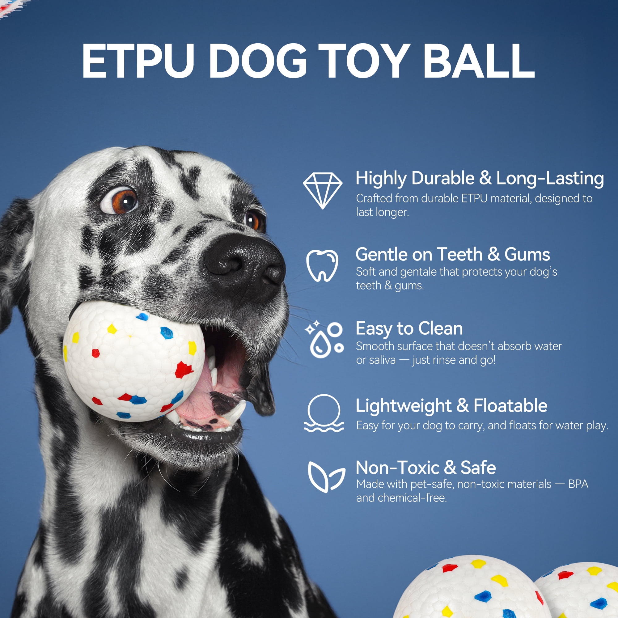 All For Paws Automatic Tennis Ball Launcher for Medium & Large Dogs, 6 ETPU Balls Included, Maxi