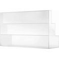 thumbnail image 3 of CiaoHER Large Acrylic Wine Liquor Bottle Rack 3 Tier Clear Countertop Riser Display for Bar Coffee Leisure Station Retail Store Shop Grocery Collection Organizer Stand (20''-1pack), 3 of 8