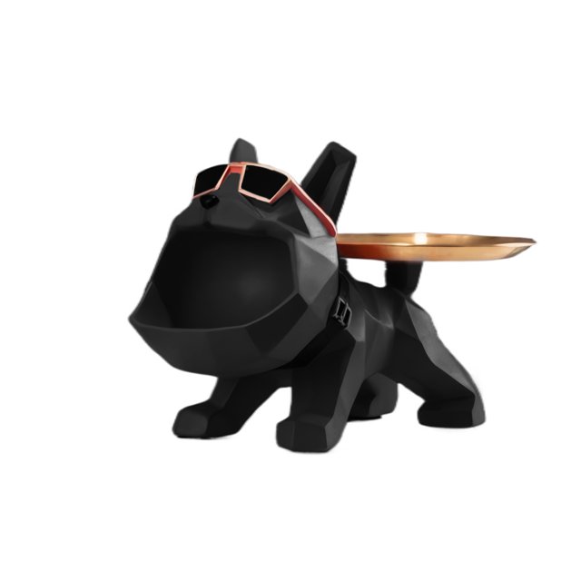 kurtrusly Stylish Home Deco Creative Storage Desktop Decoration Practical Decoration Elf black
