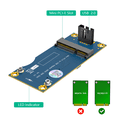 thumbnail image 2 of Mini PCI-E to USB 2.0 Adapter with SIM Card Slot for WWAN/LTE Module, 2 of 7