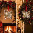 thumbnail image 4 of Christmas Butterfly Cash Wallet Gift Ornaments, Clear Christmas Money Holders, Stocking Stuffers, Xmas Tree Hanging Decorations, Indoor Outdoor Decor for Christmas Tree Window Wall, 4 of 8