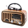 thumbnail image 1 of Portable Vintage Radio Classic Retro FM AM SW Radios A, 1 of 5