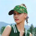 thumbnail image 6 of Xecao Leopard Print for Adult Sun Cap offers versatile sun protection with adjustable Velcro for a secure fit., 6 of 8