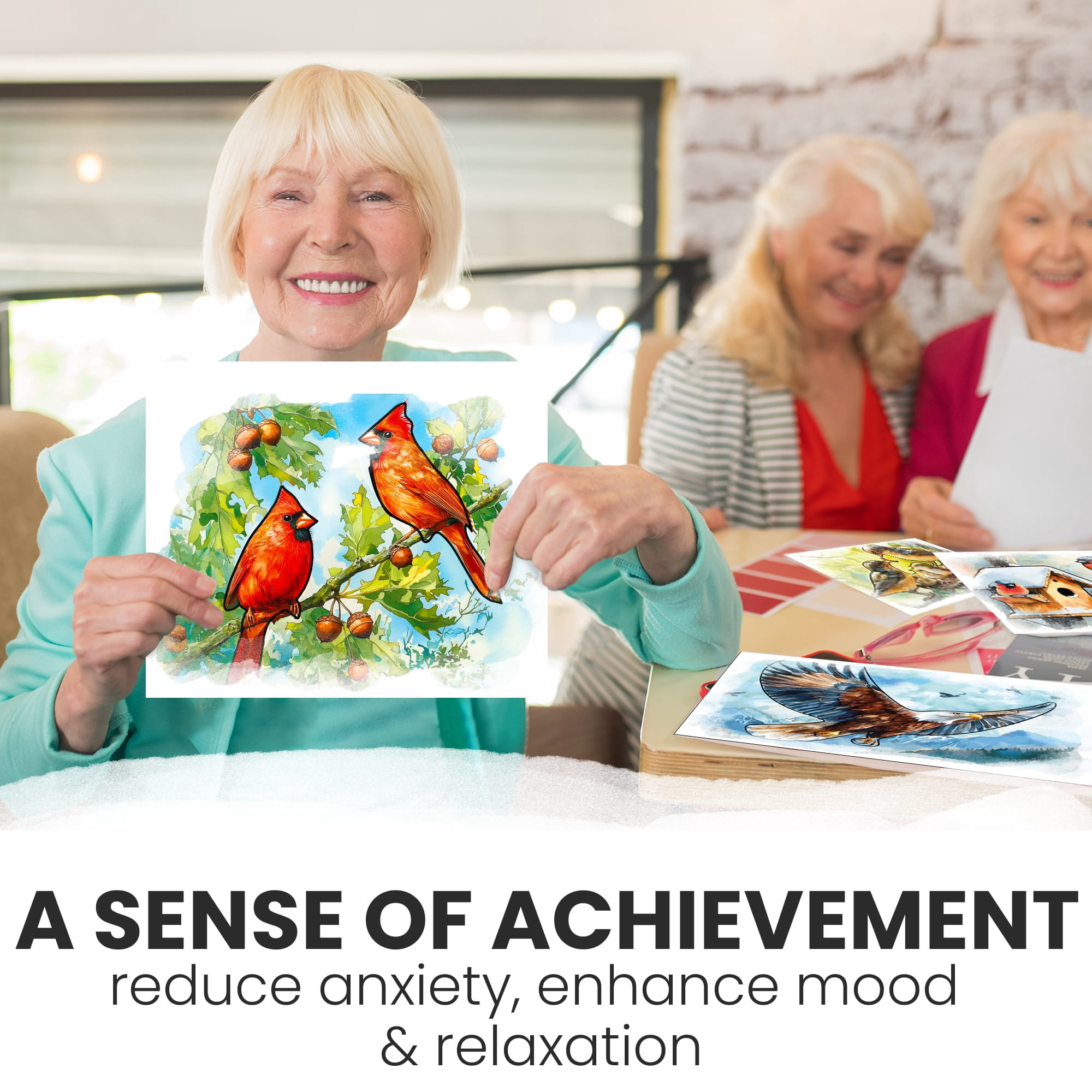 Quokka Water Painting Kits - Alzheimers Activities & Dementia for Seniors - 10Pack Songbird Serenity