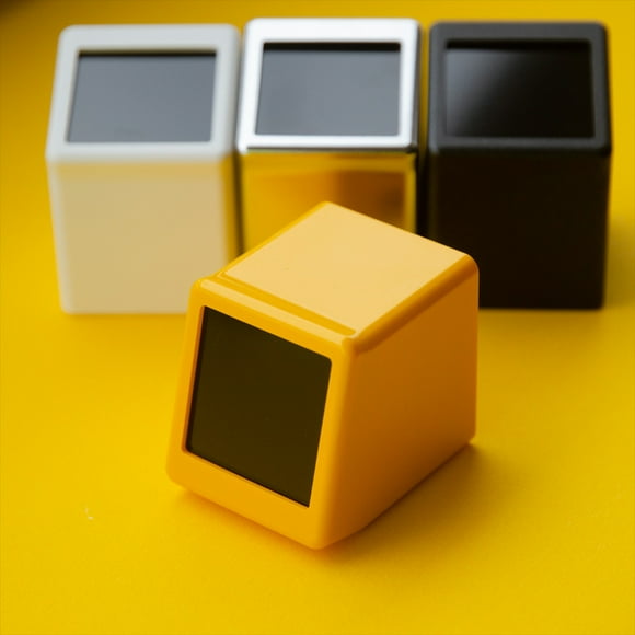 Becaristey Smart Weather Clock Desktop Station For Weather Updates Wifi Temperature yellow