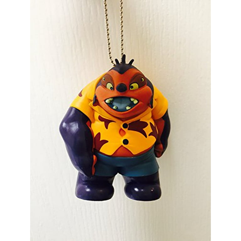 Disney Lilo & Stitch Hawaiian Hula Dr. Jumba Jookiba Evil Genius 4 Key  Dangler Keychain Figure