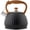 1 PCS Kattle Black, variant on CHUNTIAN Stainless Steel Boil Water Kettle Green Pumpkin Bakelite Handle Half Ball 3L Whistle Induction Cooker Household Kitchen Supplies
