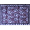 thumbnail image 1 of Ahgly Company Indoor Rectangle Persian Blue Traditional Area Rugs, 5' x 7', 1 of 4