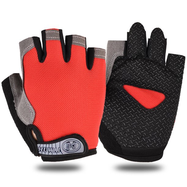Guantes de ciclismo Antideslizante Verano Transpirable Deporte Bicicleta Bicicleta Medio dedo Guantes