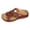 Brown, variant on Orthopedic Sandals for Women Hollow out Embroidery Strap Slides Comfortable Arch Support Slippers Thick Soft Sole Slip on Beach Shoes Red Size 8.5
