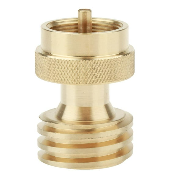 Adaptador de Ahorro de Carne, Convertidor de Adaptador de Parrilla de Gas Propano de 1 Libra para árbol de Propano de Parrilla de Barbacoa, Rosca de C Macarena Adaptador de tanque de propano
