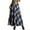 Gray, variant on Lovskoo 2024 Plaid Skirts for Women Fall Winter Retro Woolen High Waisted A-Line Pleated Tartan Long Skirts Red
