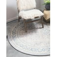 thumbnail image 3 of Unique Loom Kasern Salzburg Rug , 5' 0" x 5' 1" ,Gray, 3 of 6