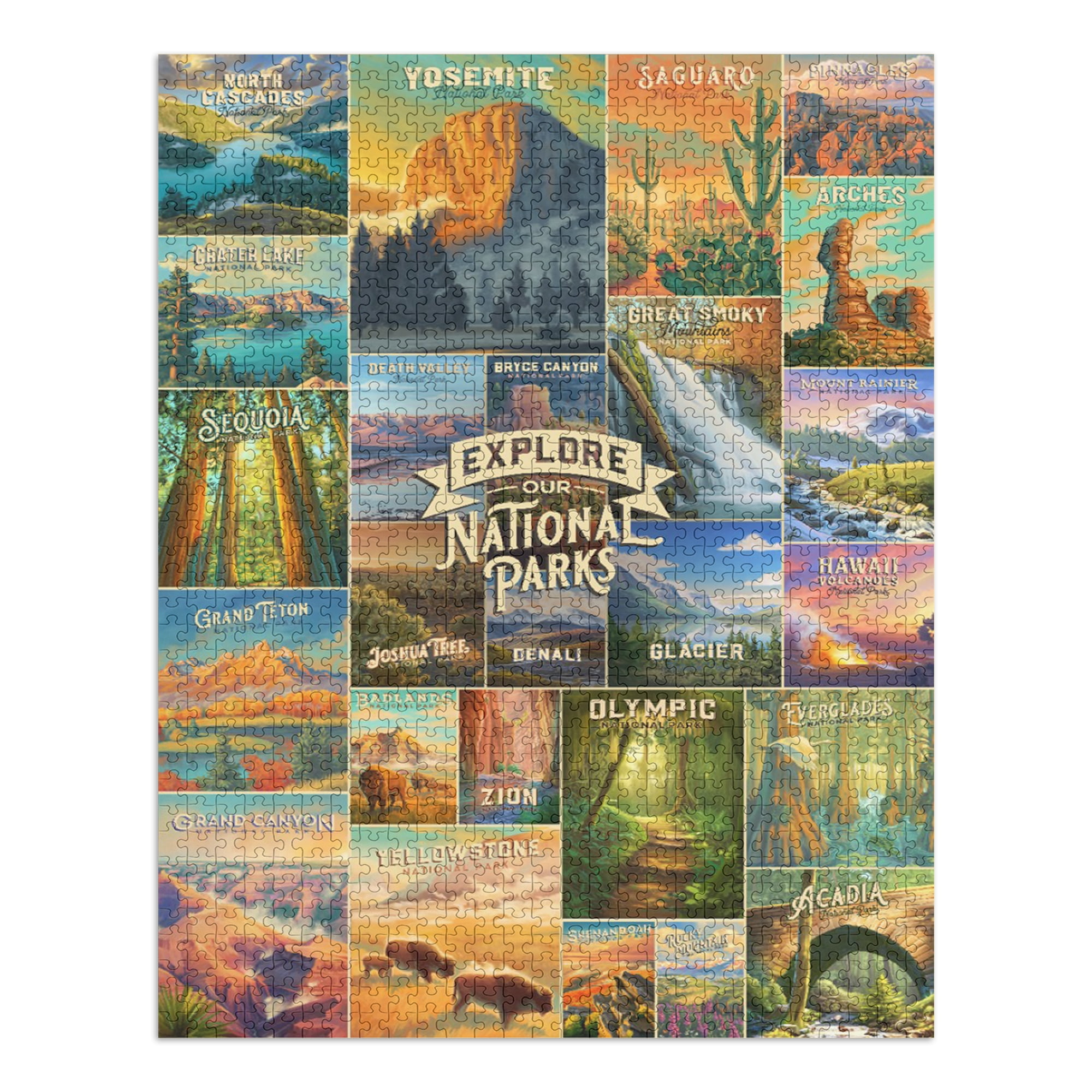 national parks 1000 piece jigsaw puzzles