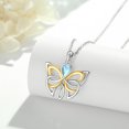 thumbnail image 6 of AOVEAO Butterfly Necklace 925 Sterling Silver Moonstone Pendant Necklaces Birthday Gifts Jewelry for Women Mom Daughter Wife, 6 of 6
