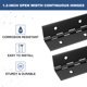 thumbnail image 4 of Bisagra de Piano Pesada de 16x2 Pulgadas, Paquete de 2 Bisagras Continuas con Orificio para Puerta de Piano Caja de Madera, Plata, 4 of 7