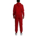 thumbnail image 4 of Men’s Fleece-Lined Hoodie & Jogger 2-Piece Set With Reflective Design (S-2XL), 4 of 5