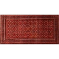 thumbnail image 1 of Ahgly Company Machine Washable Indoor Rectangle Traditional Fire Brick Red Area Rugs, 4' x 6', 1 of 7