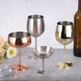 thumbnail image 4 of Uxcell Stainless Steel Martini Cocktail Glasses, 1Pcs 160ml, Silver, 4 of 6