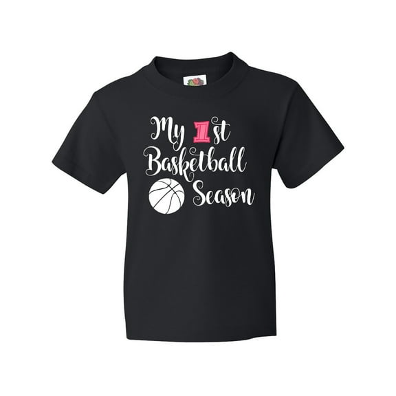 Inktastic my 1st basketball season Youth T-Shirt