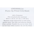 thumbnail image 6 of Disney Princess Cinderella - Light Blue and White Photo Op Fitted Crib Sheet, 6 of 9