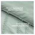 thumbnail image 5 of TiaGOC Sage Green King Comforter Set, Boho Lightweight and Fluffy Bedding Set for King Bed, 3 Pieces Tufted Farmhouse Design for All (104x90Inches, 1 Comforter and 2 Pillow Shams), 5 of 8