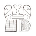 thumbnail image 6 of SalonMore Outdoor Rocking Chair with Instruction Manual and Wrench, Dark Brown, 6 of 8