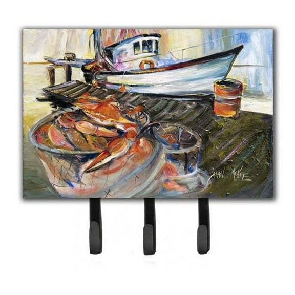 Blue Crab Trap Leash & Key Holder