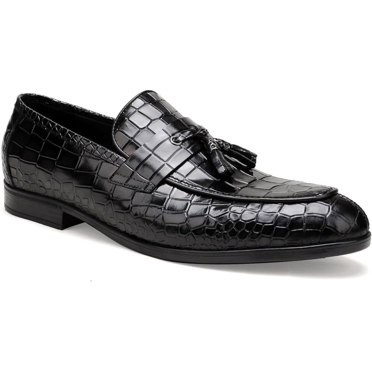 mens dress loafers with tassels Sovereign Men's Formal Slip-On Loafers with Tassel