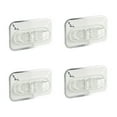 thumbnail image 1 of Wovilon Hangers 4Pc Data Cable Wire Cable Manager Punch-Free Network Cable Routing Mobile Phone Cable Storage Holder, 1 of 3