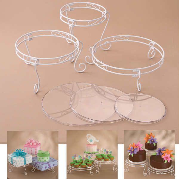 wilton cake stand set