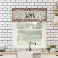 thumbnail image 4 of Christmas Kitchen Valances for Windows 60x18 Inch Kitchen Curtains Valances Rod Pocket Snowman Snowflake Xmas Tree Winter Vintage Bathroom Window Valances for Window Treatment Decor, 4 of 6