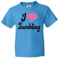 thumbnail image 3 of Inktastic I Love Tumbling Youth T-Shirt, 3 of 5