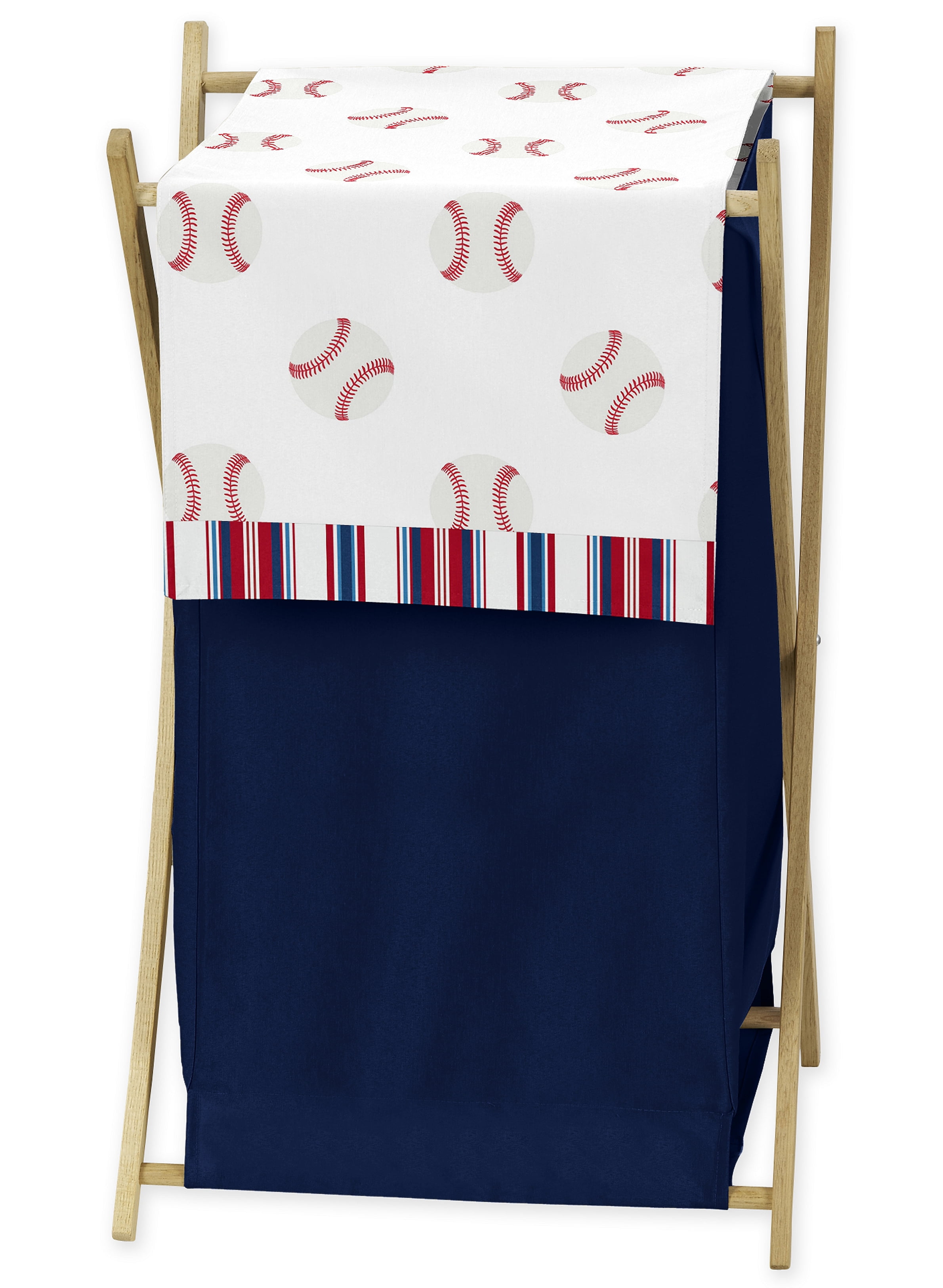 Baseball Patch Laundry Hamper Set by Sweet Jojo Designs