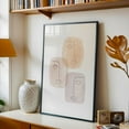 thumbnail image 5 of Abstract boho faces - Painting Black Framed Wall Art Print 16 x 24 inches, 5 of 8