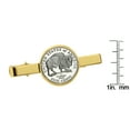 thumbnail image 2 of Westward Journey Bison Nickel Goldtone Tie Clip, 2 of 3