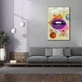 thumbnail image 4 of Epic Graffiti 'Retro Kiss' by Elo Marc, Canvas Wall Art, 40"x60", 4 of 8