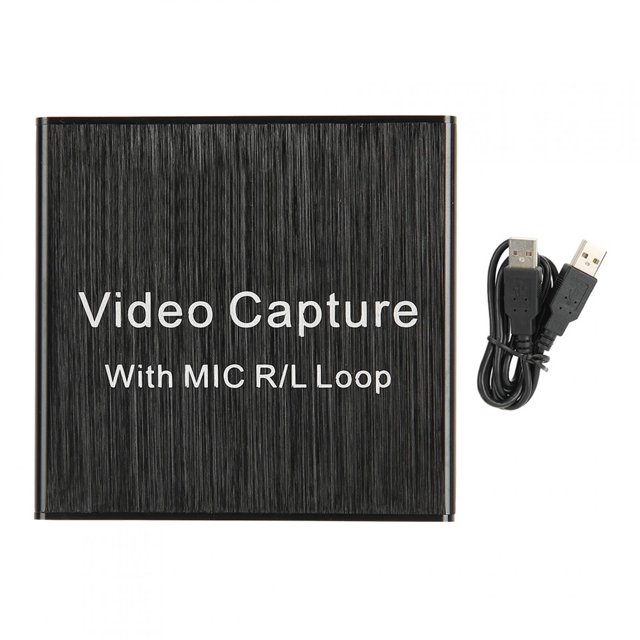 YLSHRF USB 2.0 Small Size Durable ,HD Video Capture Card, 0.4A/5V DC Lpcm Game Capture Card, For Vlc/Obs/Amcap/Windows/Android/Os X Video